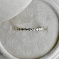 14k Yellow Gold Floating Diamond Partial Eternity Band - Magpie Jewellery