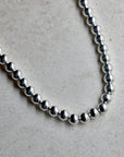 6mm Classic Silver Ball Necklace - Magpie Jewellery