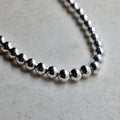 6mm Classic Silver Ball Necklace - Magpie Jewellery