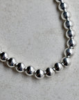 6mm Classic Silver Ball Necklace - Magpie Jewellery