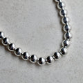 6mm Classic Silver Ball Necklace - Magpie Jewellery