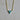 Three-Stone Turquoise Triangle Necklace - Magpie Jewellery