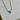 Three-Stone Turquoise Triangle Necklace - Magpie Jewellery