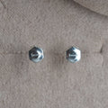 Tiny Screw & Washer Stud Earrings - Magpie Jewellery