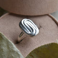 Paperclip Ring - Magpie Jewellery