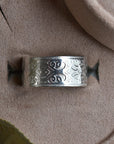 Scroll Patterned Band - Magpie Jewellery