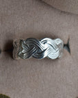 Wide Braided Band - Magpie Jewellery
