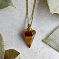 Tiger's Eye Arrowhead Necklace - Magpie Jewellery