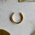 Brass Half Round Ear Cuff - Magpie Jewellery