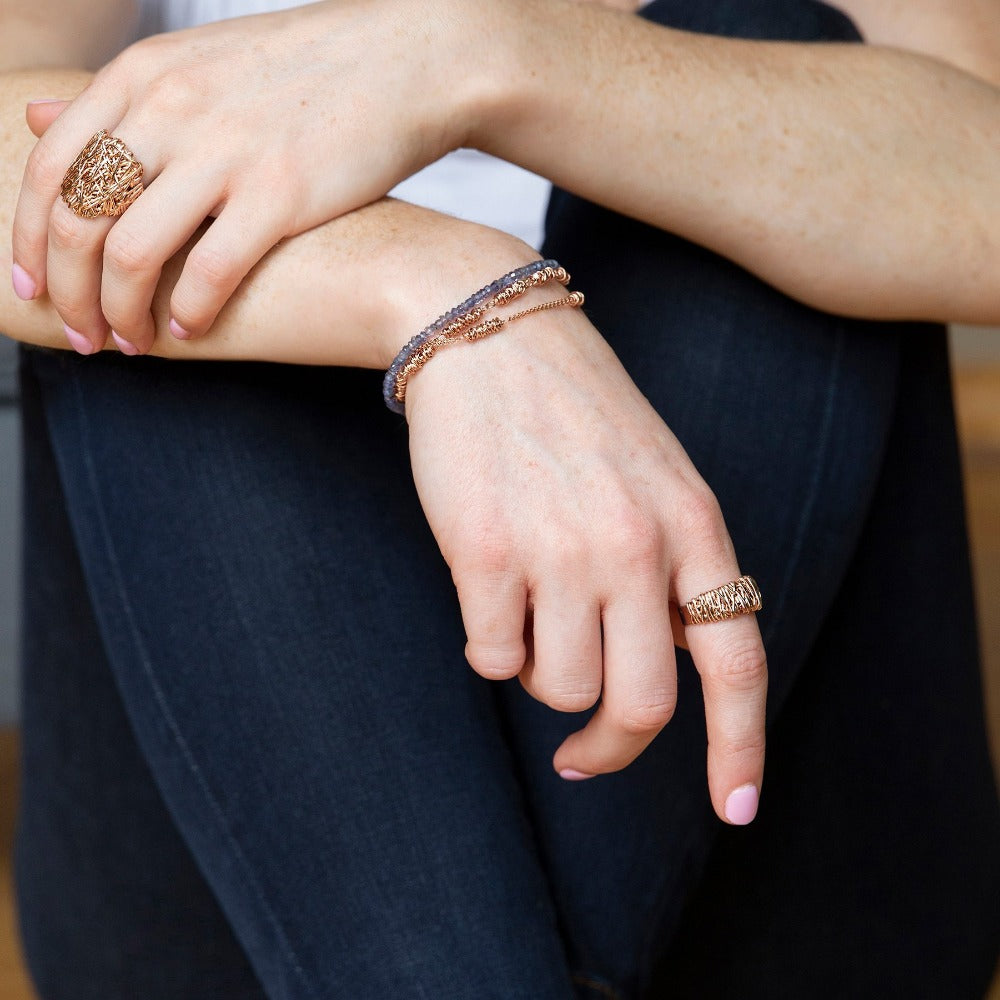 The Everyday Ring | Magpie Jewellery | Rose Gold | On Model