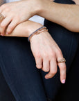 The Everyday Ring | Magpie Jewellery | Rose Gold | On Model