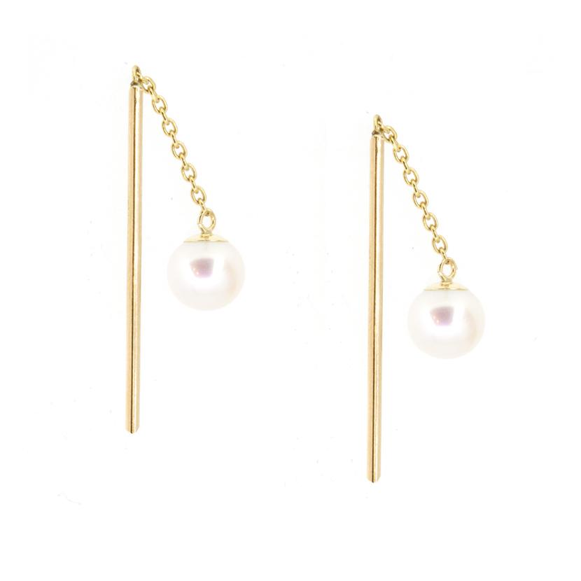 Petite Pearl Threader Earrings | Magpie Jewellery
