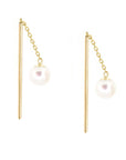 Petite Pearl Threader Earrings | Magpie Jewellery