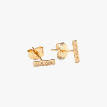 Diamond Bar Earrings | Magpie Jewellery