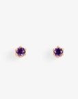 Baby Amethyst 6 Prong Studs | Magpie Jewellery
