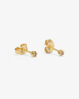 Baby Brown Diamond 6 Prong Studs | Magpie Jewellery