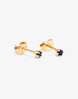 Baby Sapphire 6 Prong Studs | Magpie Jewellery