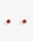 Baby Tourmaline 6 Prong Studs | Magpie Jewellery