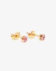 0.2 carat 6 Prong Pink Sapphire Studs | Magpie Jewellery