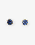 6 Prong Sapphire Stud | Magpie Jewellery