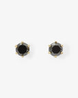 Large 6 Prong Black Diamond Studs | Magpie Jewellery