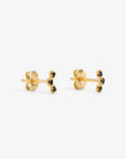 Black Diamond Orion Studs | Magpie Jewellery