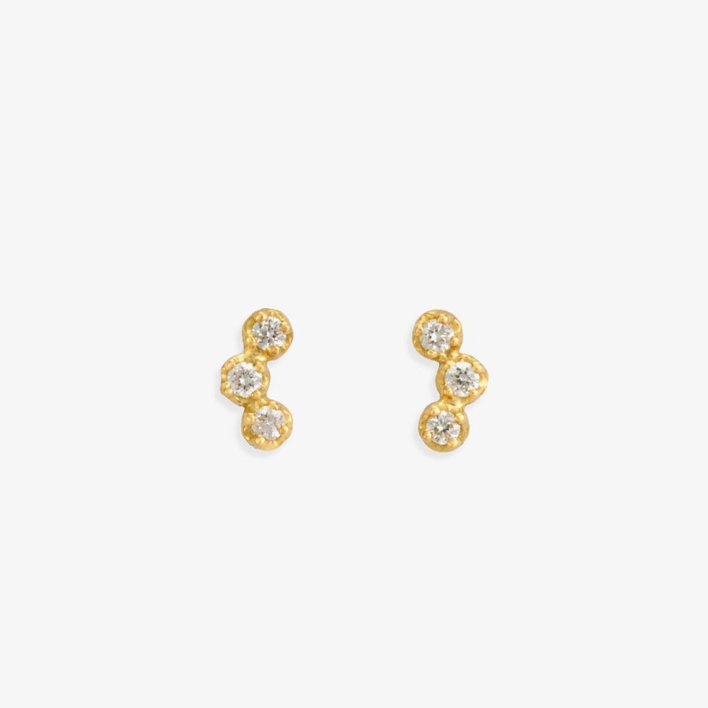 White Diamond Orion Studs | Magpie Jewellery