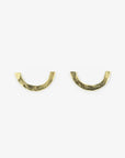 18k Yellow Gold Arc Studs | Magpie Jewellery