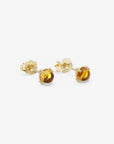 14K Gemstone Wisp Studs - Magpie Jewellery