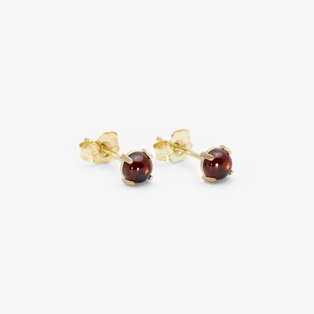 14K Gemstone Wisp Studs - Magpie Jewellery