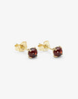 14K Gemstone Wisp Studs - Magpie Jewellery