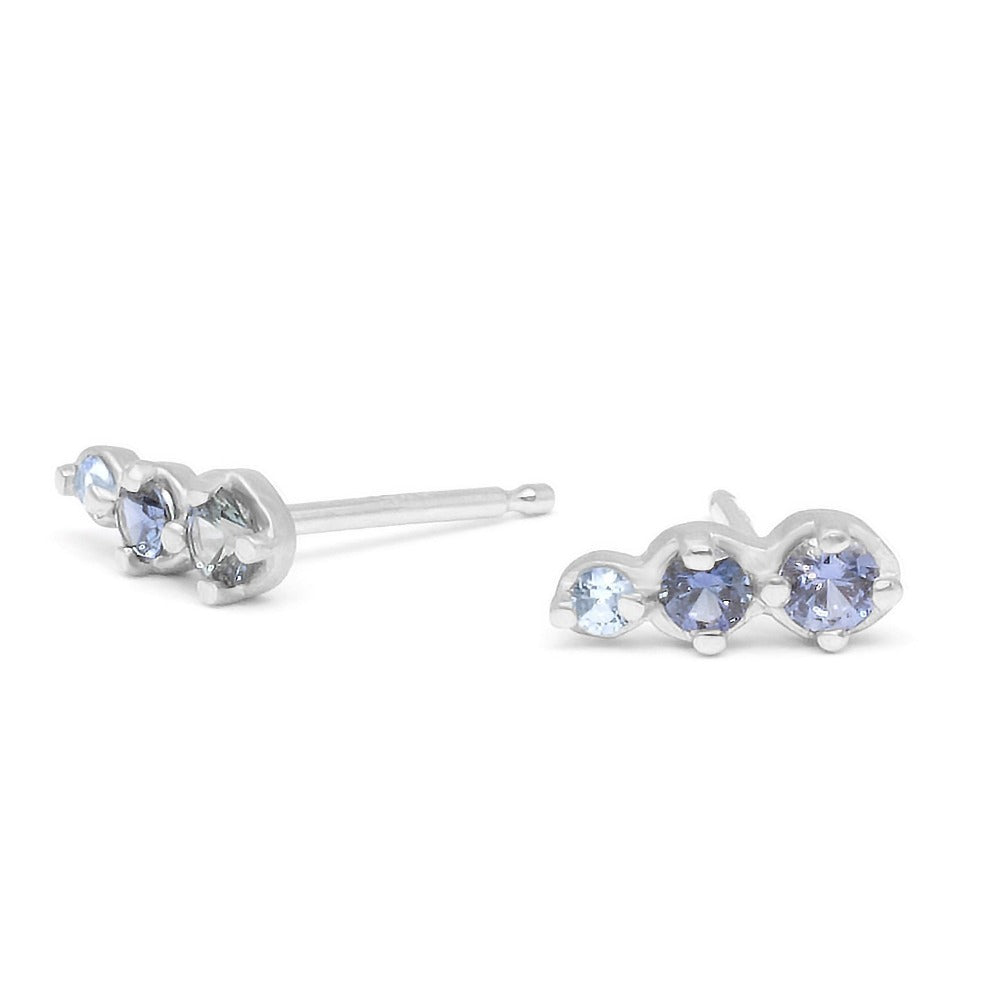 Mini 'Festival' Climber Studs - Magpie Jewellery