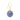 Cage Cap Gemstone Ball Earrings - Kyanite