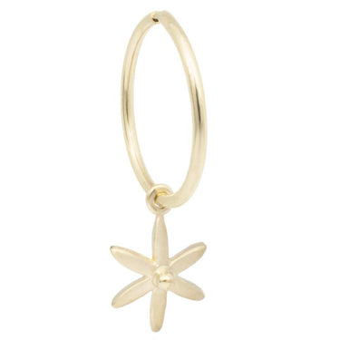 Sleeper Hoop Earring w/ Mini Star | Magpie Jewellery