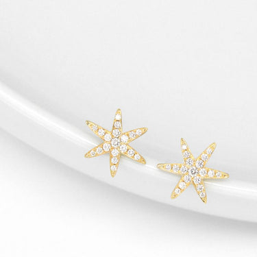 Diamond Pave Star Earrings | Magpie Jewellery