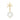 Star Post Earring w/ Gemstone Ball Drop - Moonstone