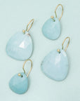 Trillium Drop Earrings - Turquoise YG | Magpie Jewellery