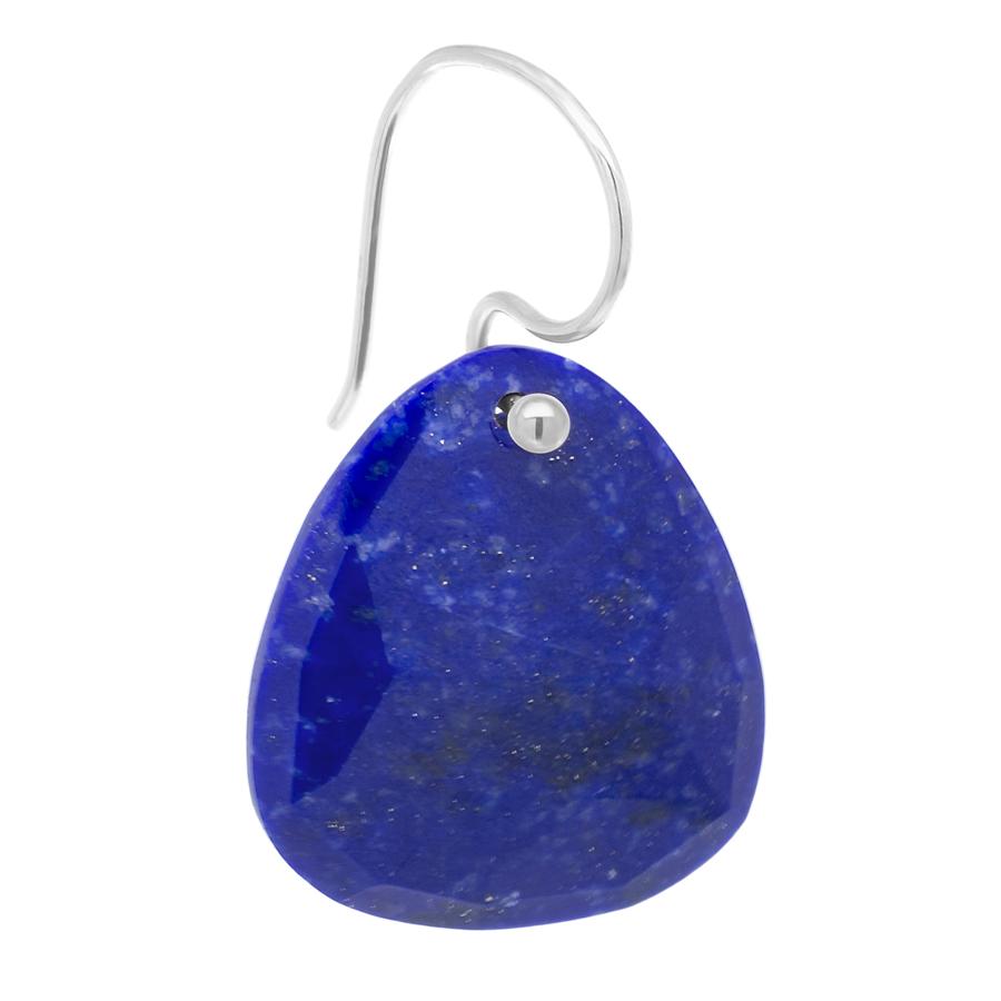 Trillium Drop Earrings - Lapis WG | Magpie Jewellery