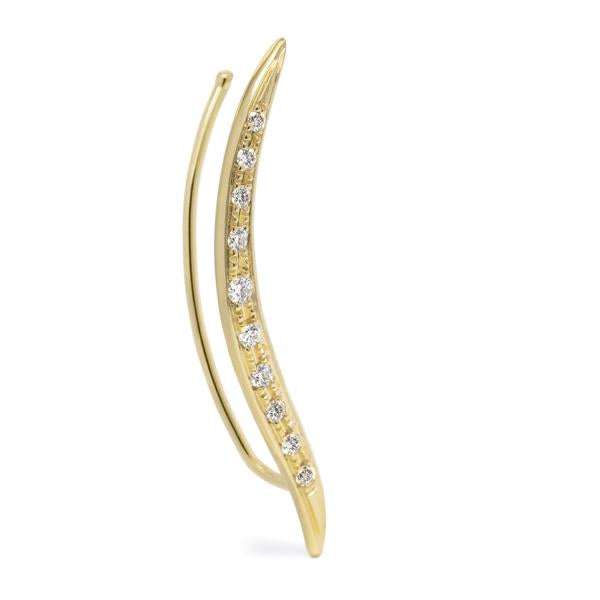 10 Diamond Pave Comet Climber - Single - Magpie Jewellery