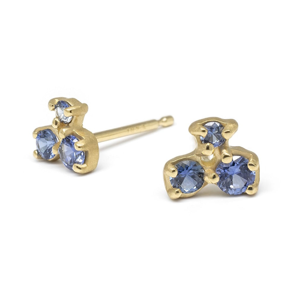 Cluster Trio Stud Earrings - Magpie Jewellery