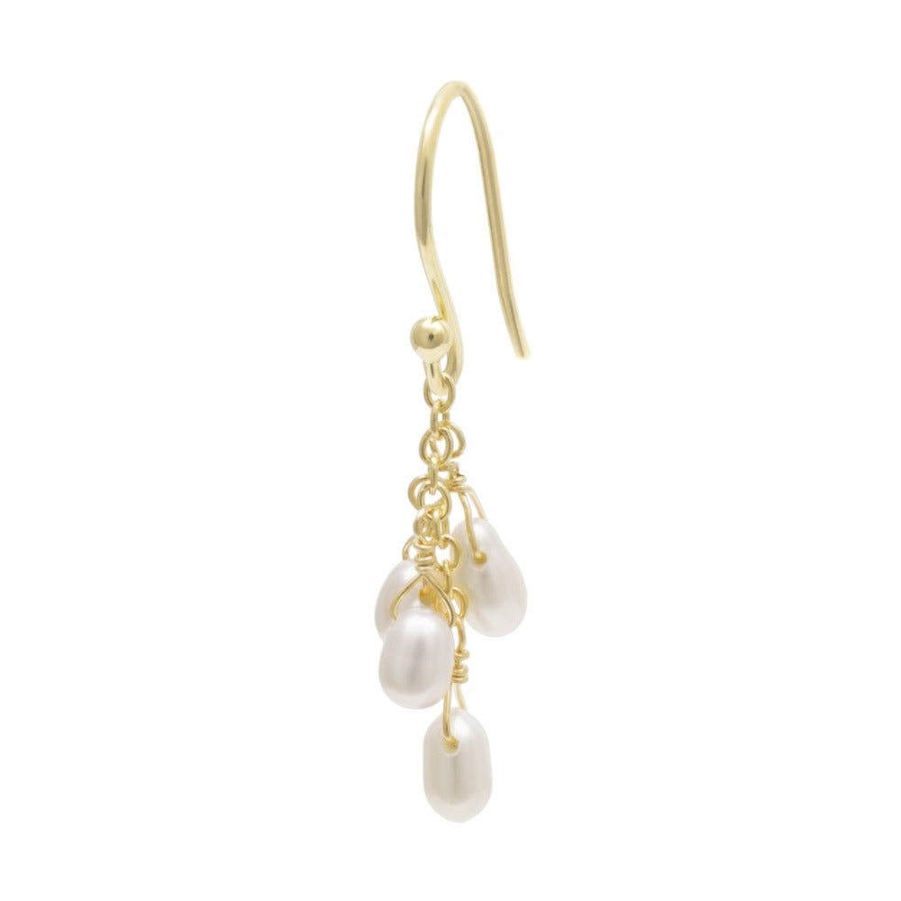 Luna Cascading Pearl Earrings - Magpie Jewellery