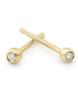 Single Seed Diamond Stud Earrings - Magpie Jewellery