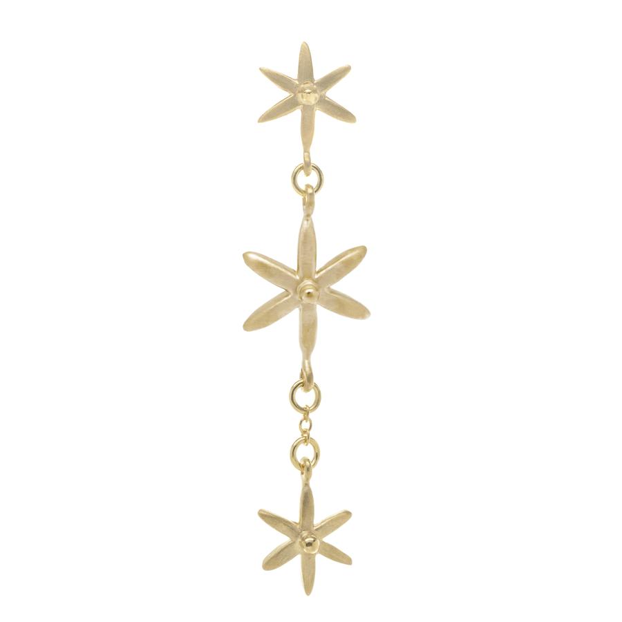 3 Star Dangle Earrings | Magpie Jewellery