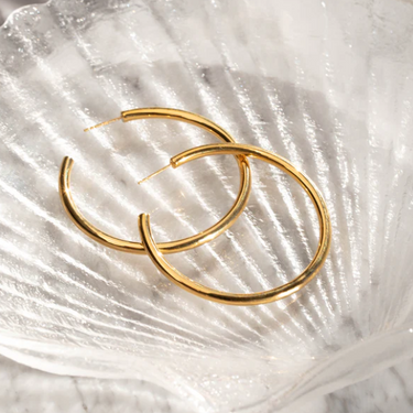 Essential Hoops Gold - Magpie Jewellery