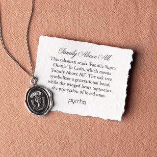 Family Above All Talisman - Magpie Jewellery