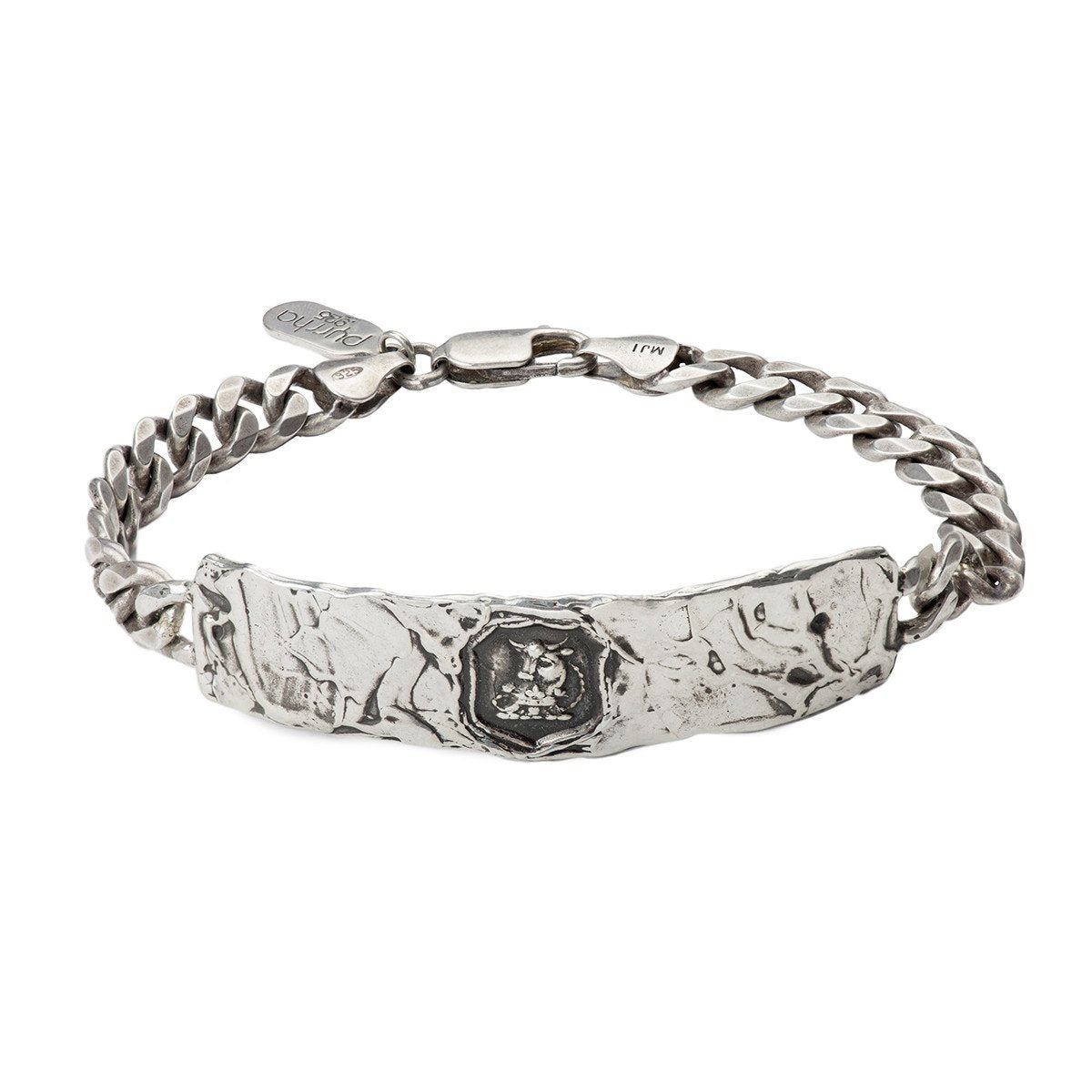 Fatherhood Wide ID Bracelet Silver | Magpie Jewellery