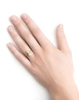 Double Ankh Diamond Ring - Magpie Jewellery