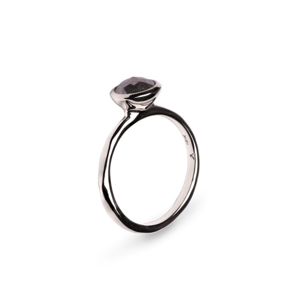 Full Moon Diamond Engagement Ring - Magpie Jewellery
