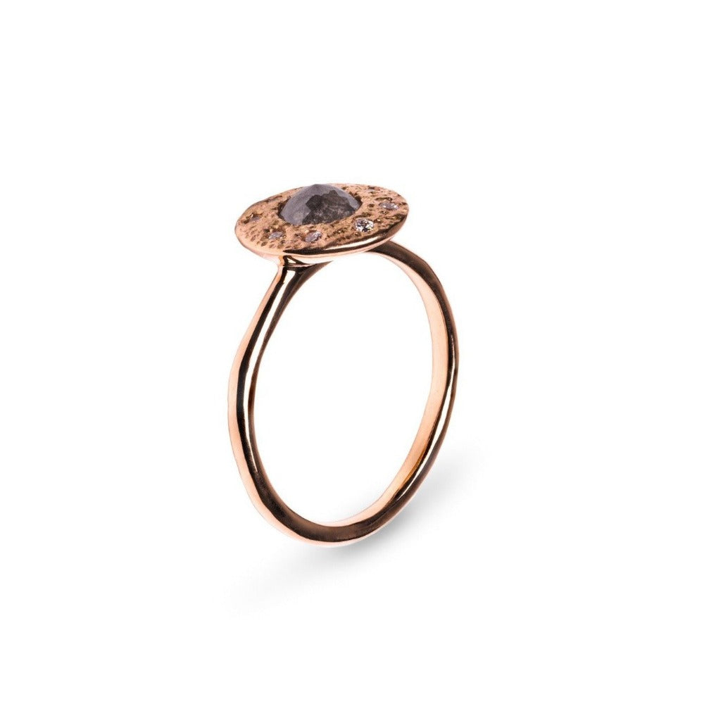 Jupiter Halo Diamond Engagement Ring - Magpie Jewellery