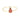 14-karat gold ring showcasing a beautiful pear-shaped garnet with a diamond at the tip. 